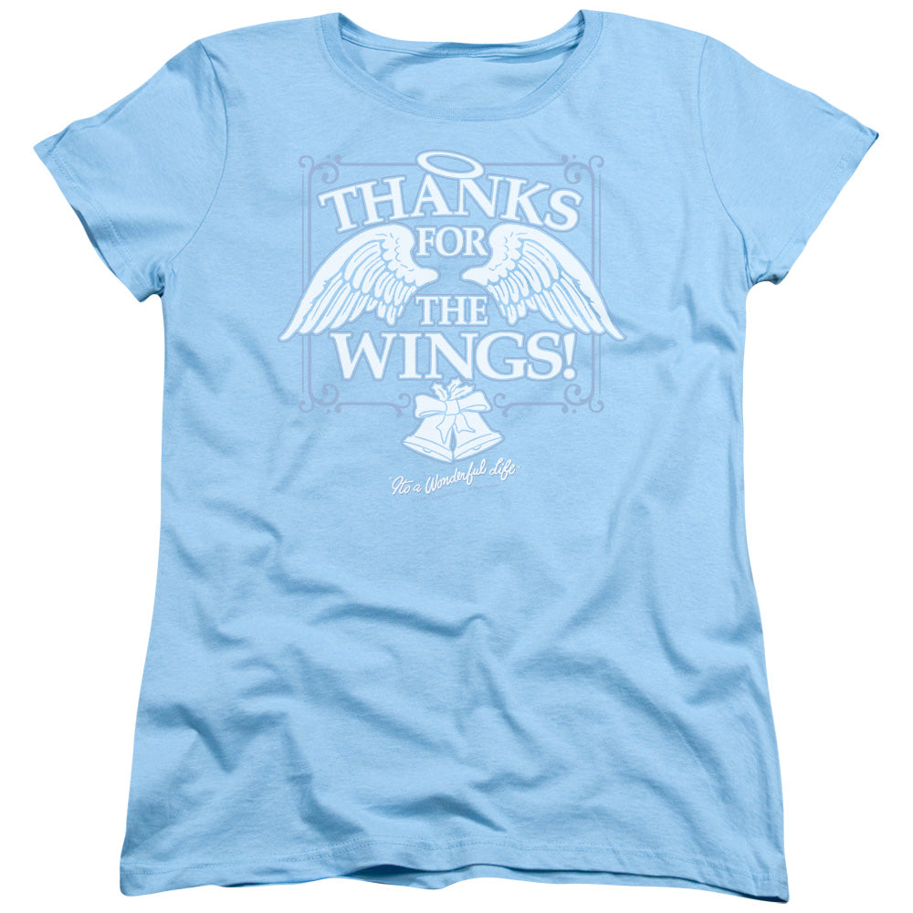 It's A Wonderful Life Dear George Women's 18/1 Cotton Short-Sleeve T-Shirt