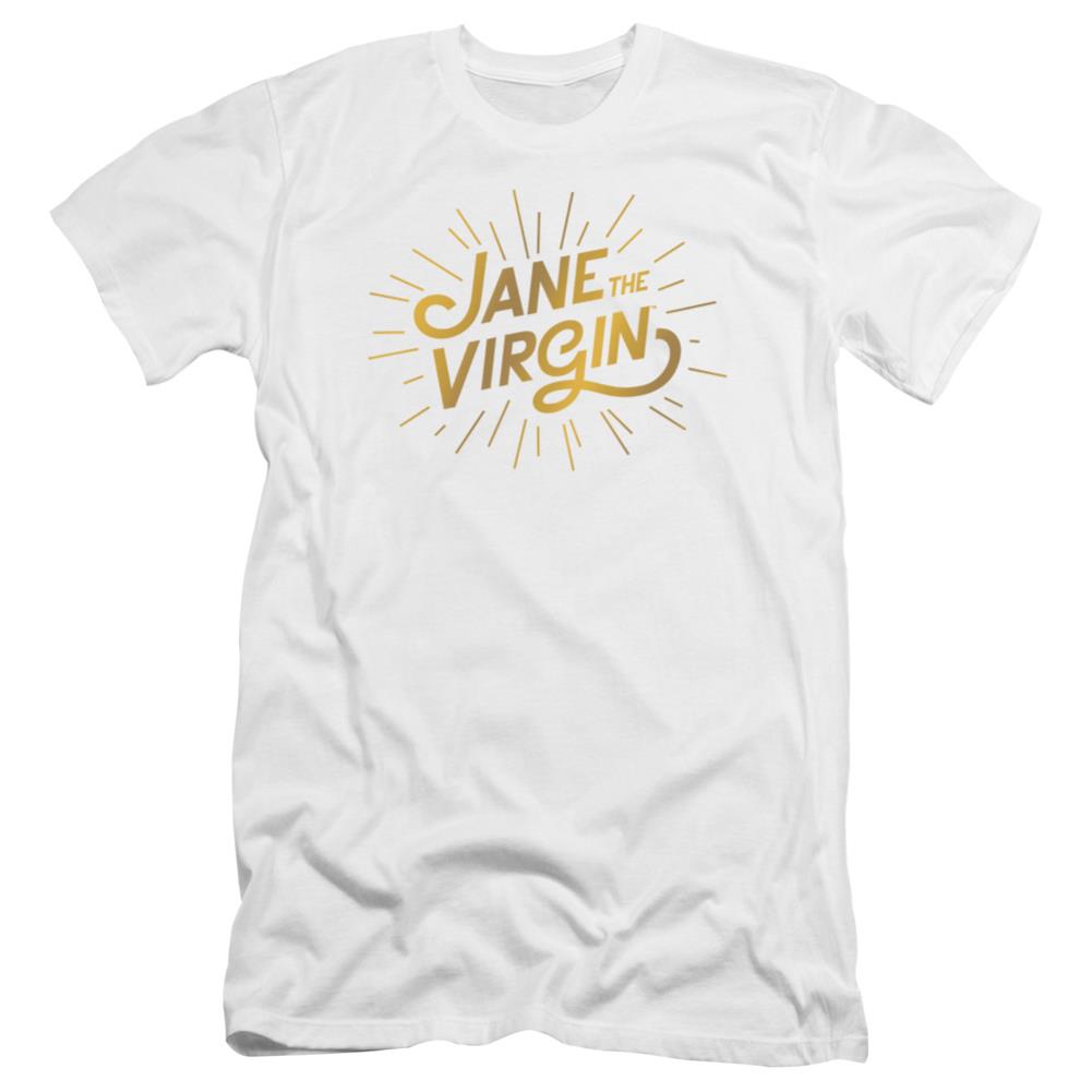 Jane The Virgin Golden Logo Men's Ultra-Soft 30/1 Cotton Slim Short-Sleeve T-Shirt