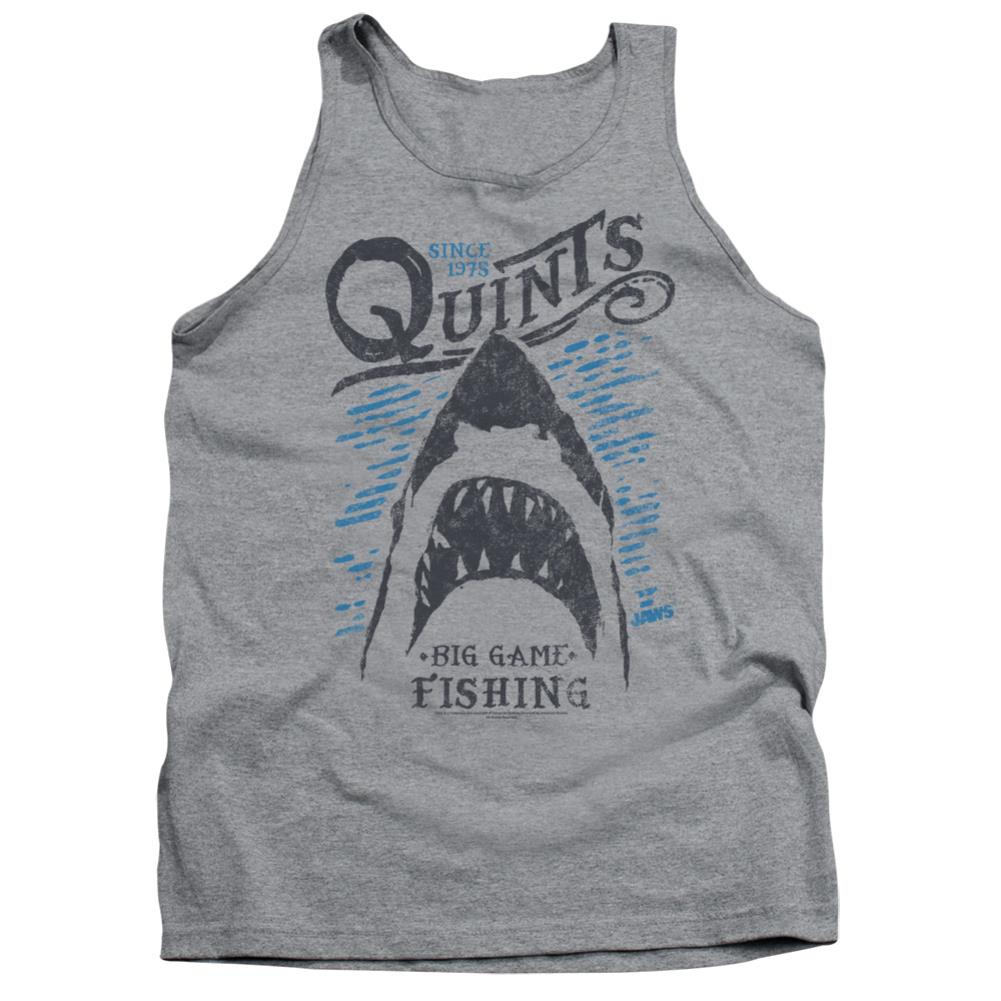 Jaws Big Game Fishing Men's 18/1 Cotton Tank Top
