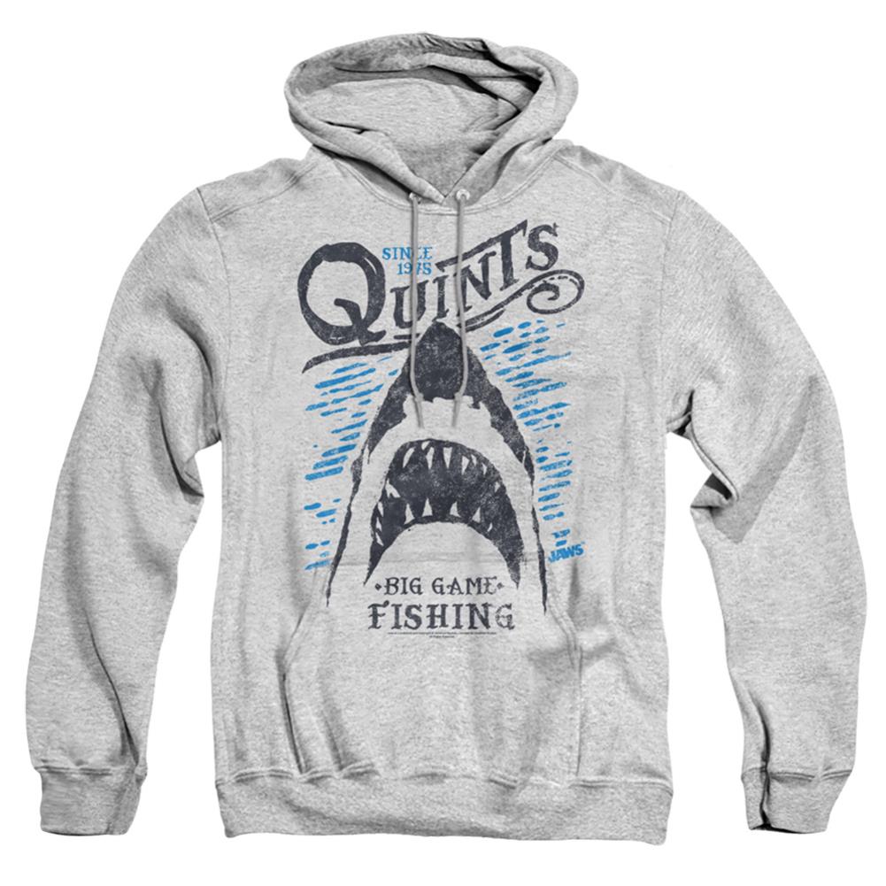 Jaws Big Game Fishing Men's Pull-Over 75 25 Poly Hoodie