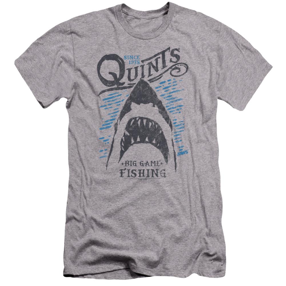 Jaws Big Game Fishing Men's Ultra-Soft 30/1 Cotton Slim Short-Sleeve T-Shirt