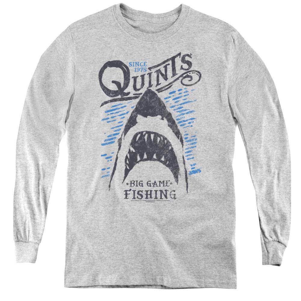 Jaws Big Game Fishing Youth Long-Sleeve T-Shirt