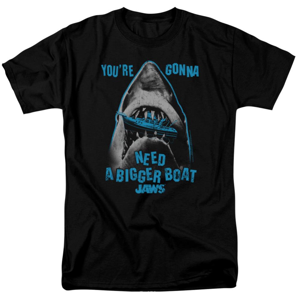 Jaws Boat In Mouth Men's 18/1 Cotton Short-Sleeve T-Shirt