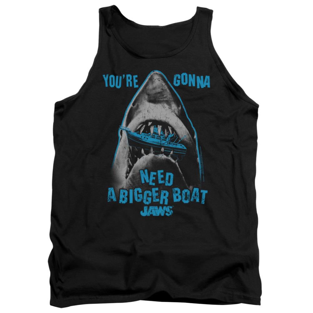 Jaws Boat In Mouth Men's 18/1 Cotton Tank Top