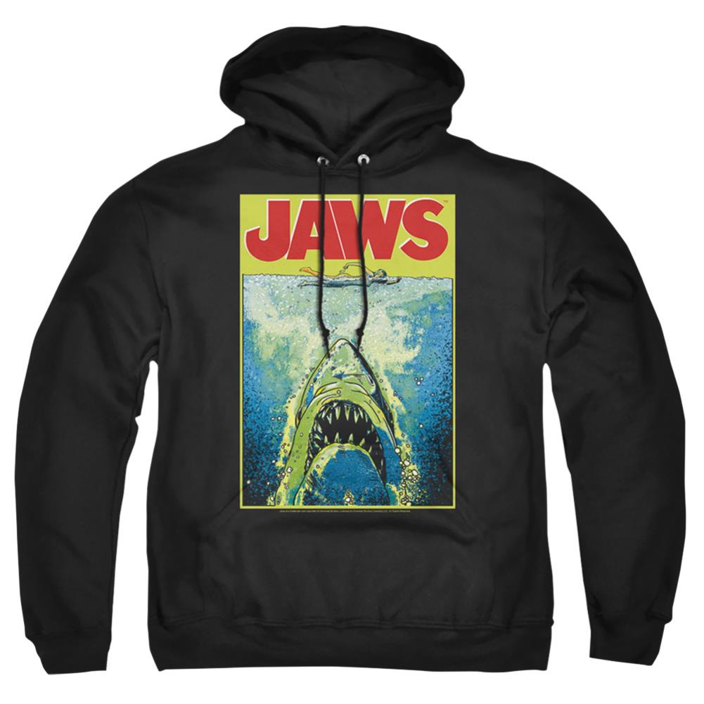 Jaws Bright Jaws Men's Pull-Over 75 25 Poly Hoodie