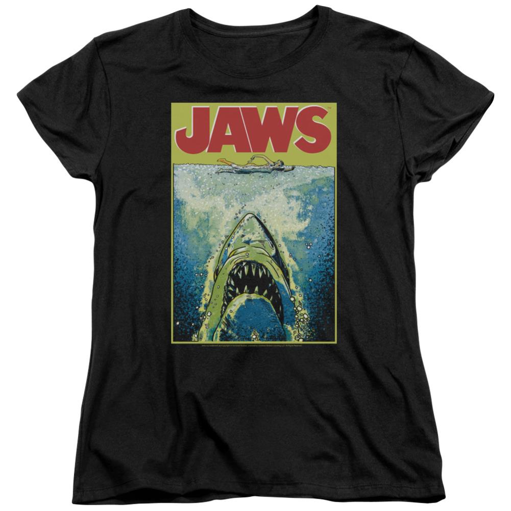 Jaws Bright Jaws Women's 18/1 Cotton Short-Sleeve T-Shirt