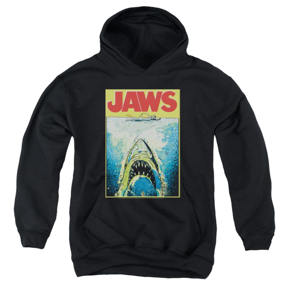 Jaws Bright Jaws Youth Cotton Poly Pull-Over Hoodie