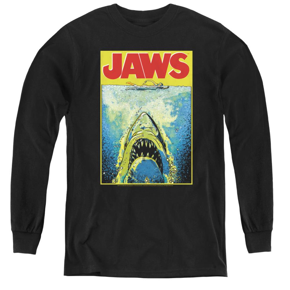 Jaws Bright Jaws Youth Long-Sleeve T-Shirt