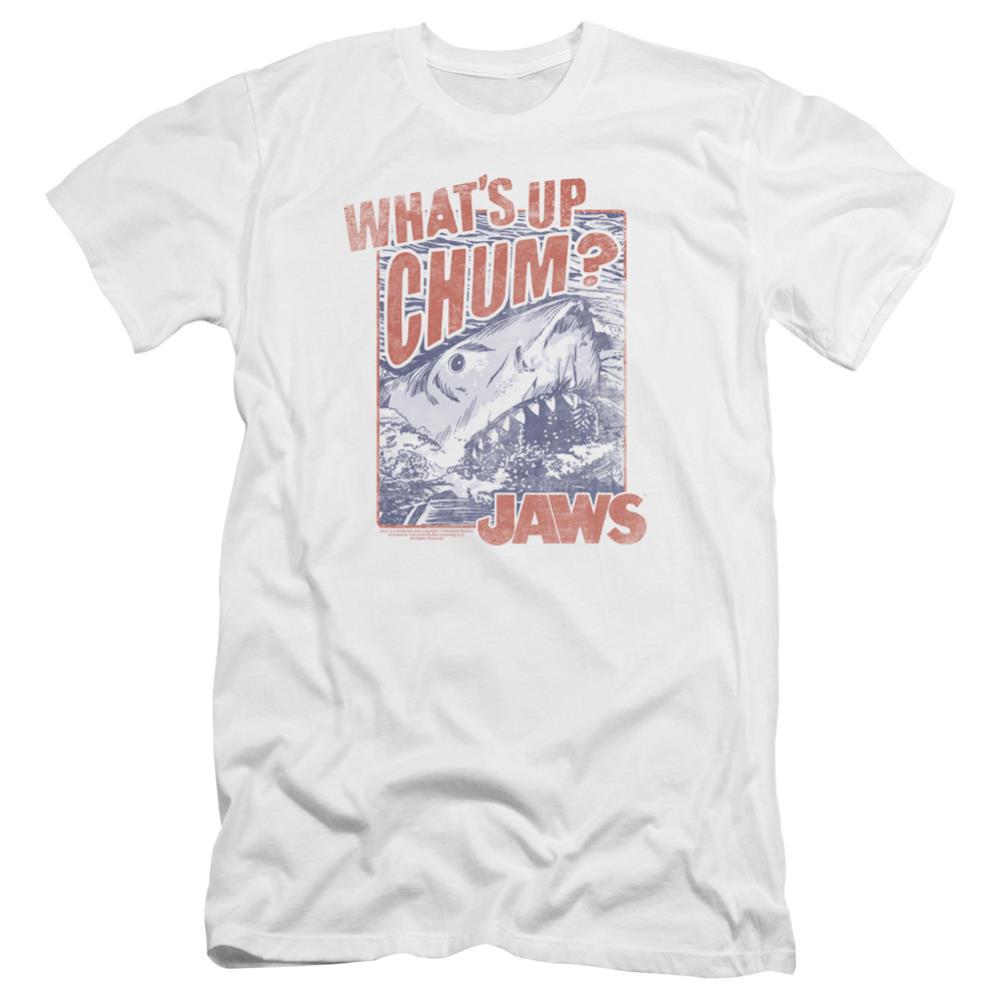 Jaws Chum Men's Ultra-Soft 30/1 Cotton Slim Short-Sleeve T-Shirt