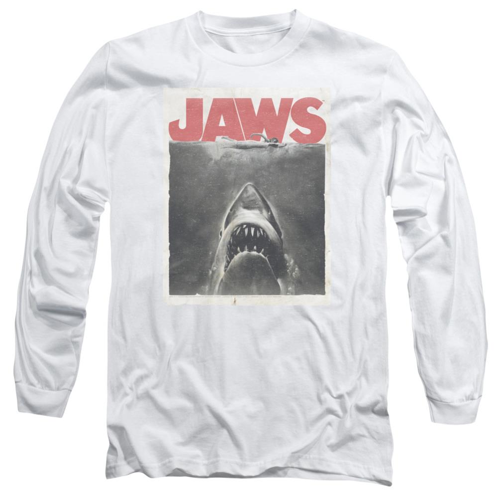 Jaws Classic Fear Men's 18/1 Cotton Long-Sleeve T-Shirt