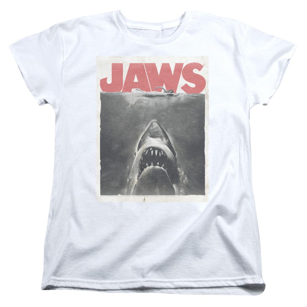 Jaws Classic Fear Women's 18/1 Cotton Short-Sleeve T-Shirt