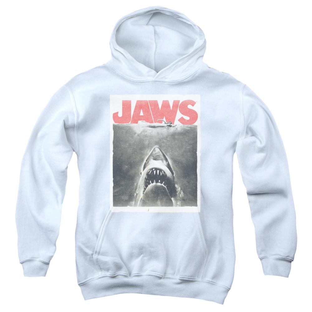 Jaws Classic Fear Youth Cotton Poly Pull-Over Hoodie