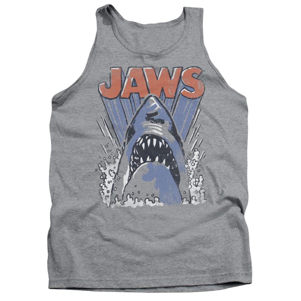 Jaws Comic Splash Men's 18/1 Cotton Tank Top