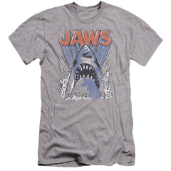 Jaws Comic Splash Men's Ultra-Soft 30/1 Cotton Slim Short-Sleeve T-Shirt