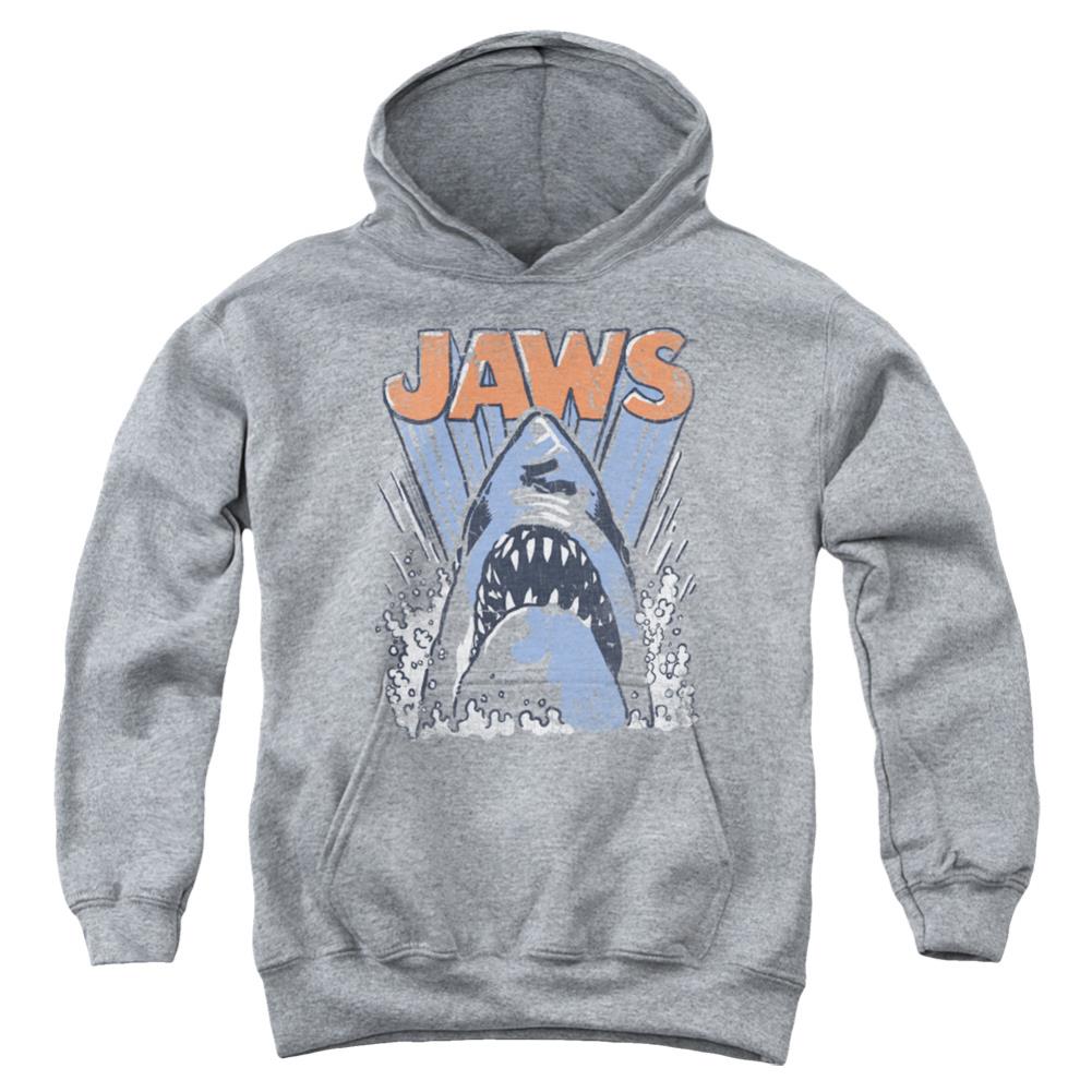 Jaws Comic Splash Youth Cotton Poly Pull-Over Hoodie