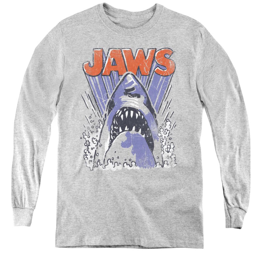 Jaws Comic Splash Youth Long-Sleeve T-Shirt