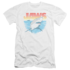 Jaws Cool Waves Men's Ultra-Soft 30/1 Cotton Slim Short-Sleeve T-Shirt