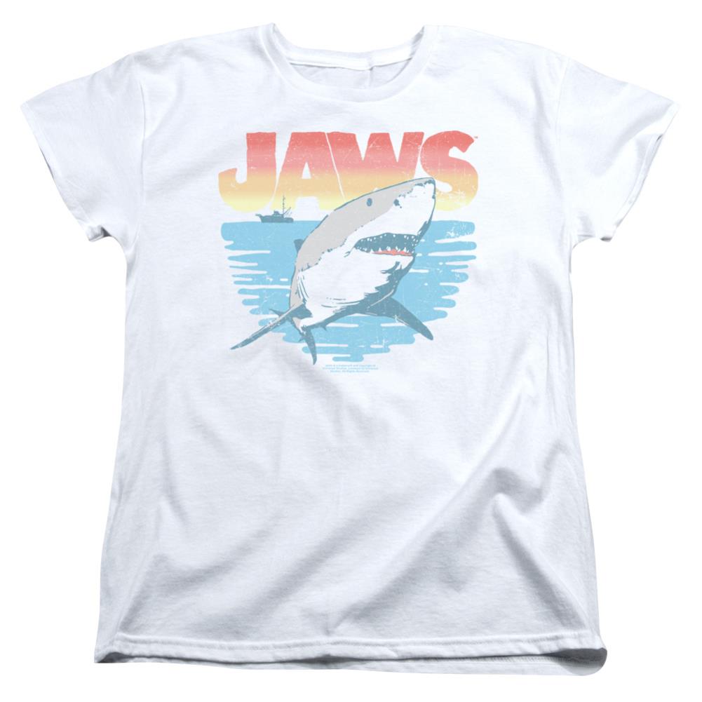 Jaws Cool Waves Women's 18/1 Cotton Short-Sleeve T-Shirt