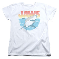 Jaws Cool Waves Women's 18/1 Cotton Short-Sleeve T-Shirt