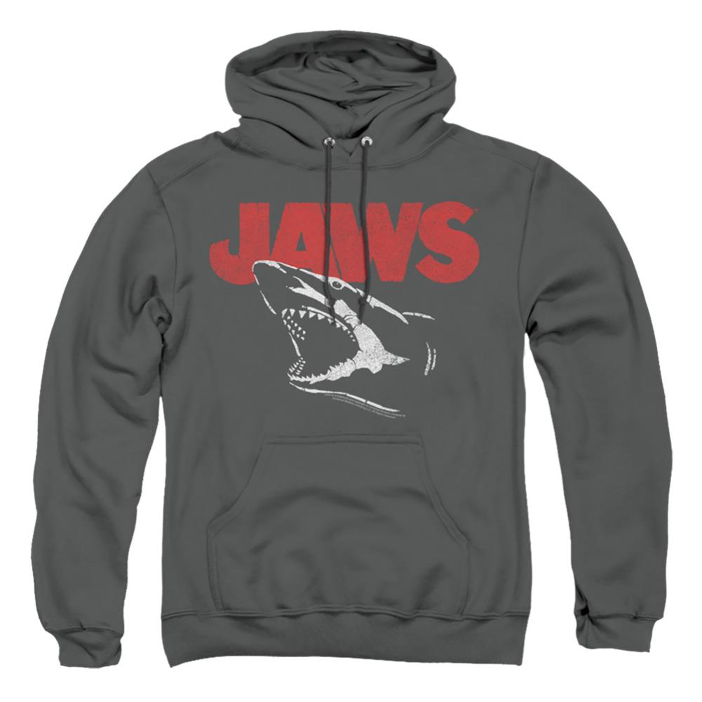 Jaws Cracked Jaw Men's Pull-Over 75 25 Poly Hoodie