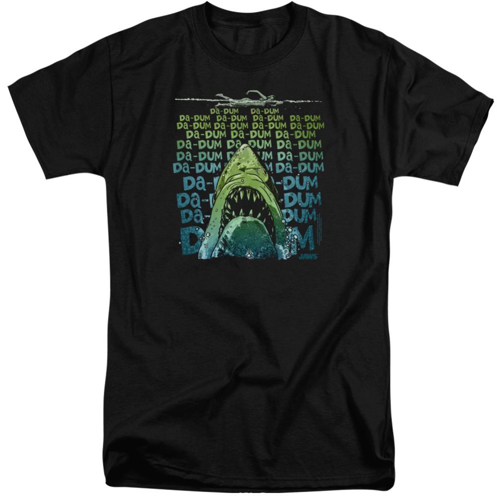 Jaws Da Dum Men's 18/1 Tall Cotton Short-Sleeve T-Shirt