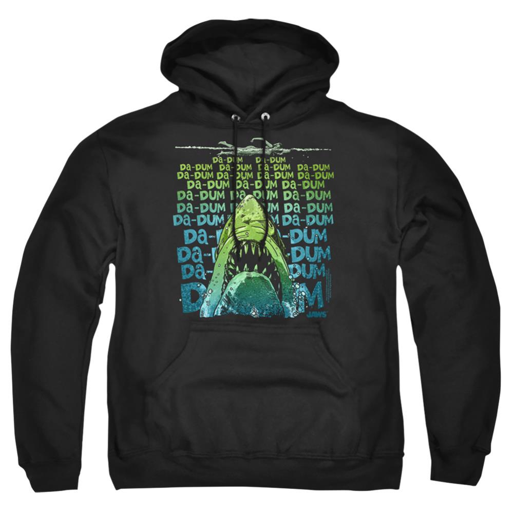 Jaws Da Dum Men's Pull-Over 75 25 Poly Hoodie