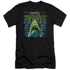 Jaws Da Dum Men's Ultra-Soft 30/1 Cotton Slim Short-Sleeve T-Shirt