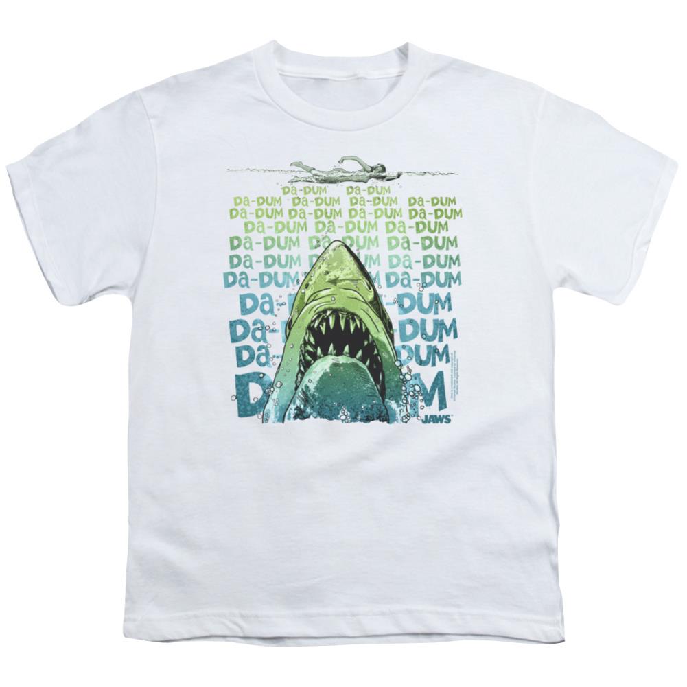 Jaws Da Dum Youth 18/1 100% Cotton Short-Sleeve T-Shirt