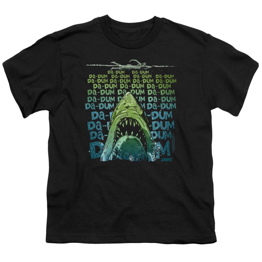 Jaws Da Dum Youth 18/1 100% Cotton Short-Sleeve T-Shirt