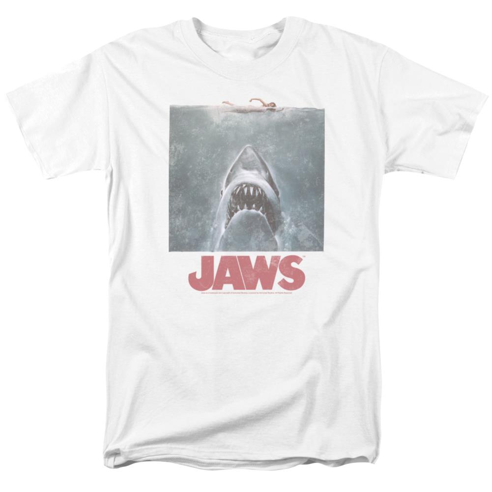 Jaws Distressed Jaws Men's 18/1 Cotton Short-Sleeve T-Shirt
