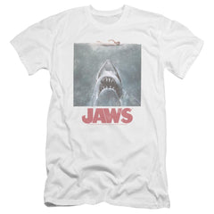 Jaws Distressed Jaws Men's Ultra-Soft 30/1 Cotton Slim Short-Sleeve T-Shirt