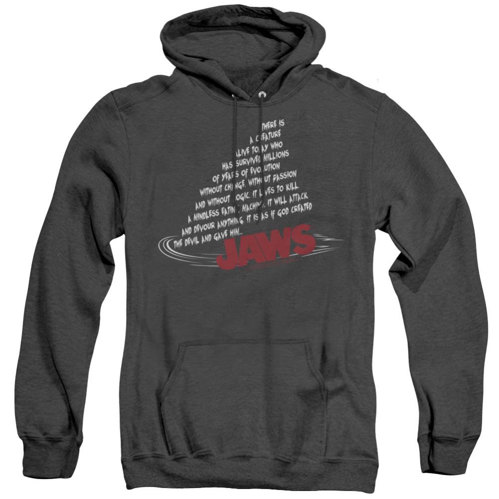 Jaws Dorsal Text Men's Pull-Over Hoodie