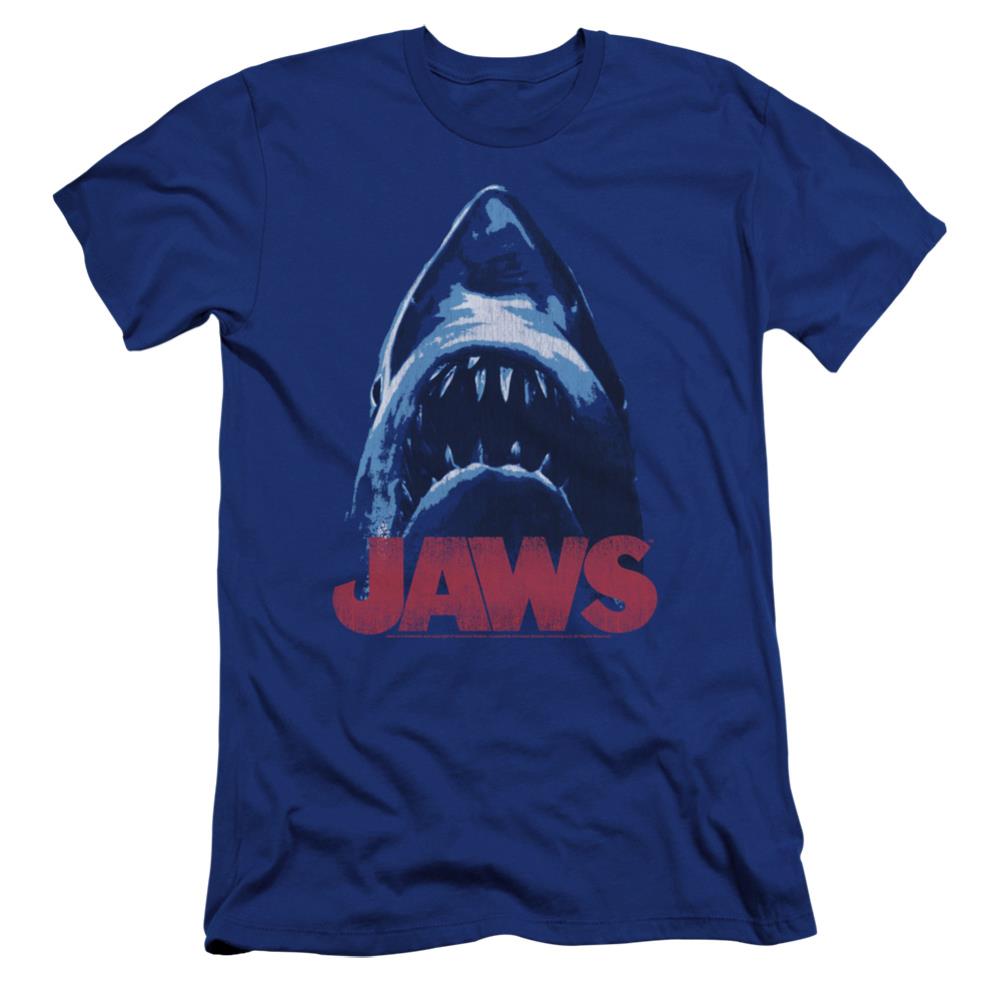 Jaws From Below Men's Ultra-Soft 30/1 Cotton Slim Short-Sleeve T-Shirt
