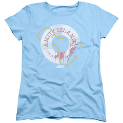 Jaws Life Preserver Women's 18/1 Cotton Short-Sleeve T-Shirt
