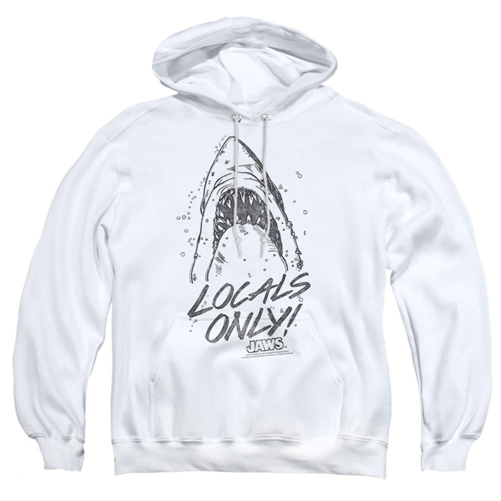 Jaws Locals Only Men's Pull-Over 75 25 Poly Hoodie