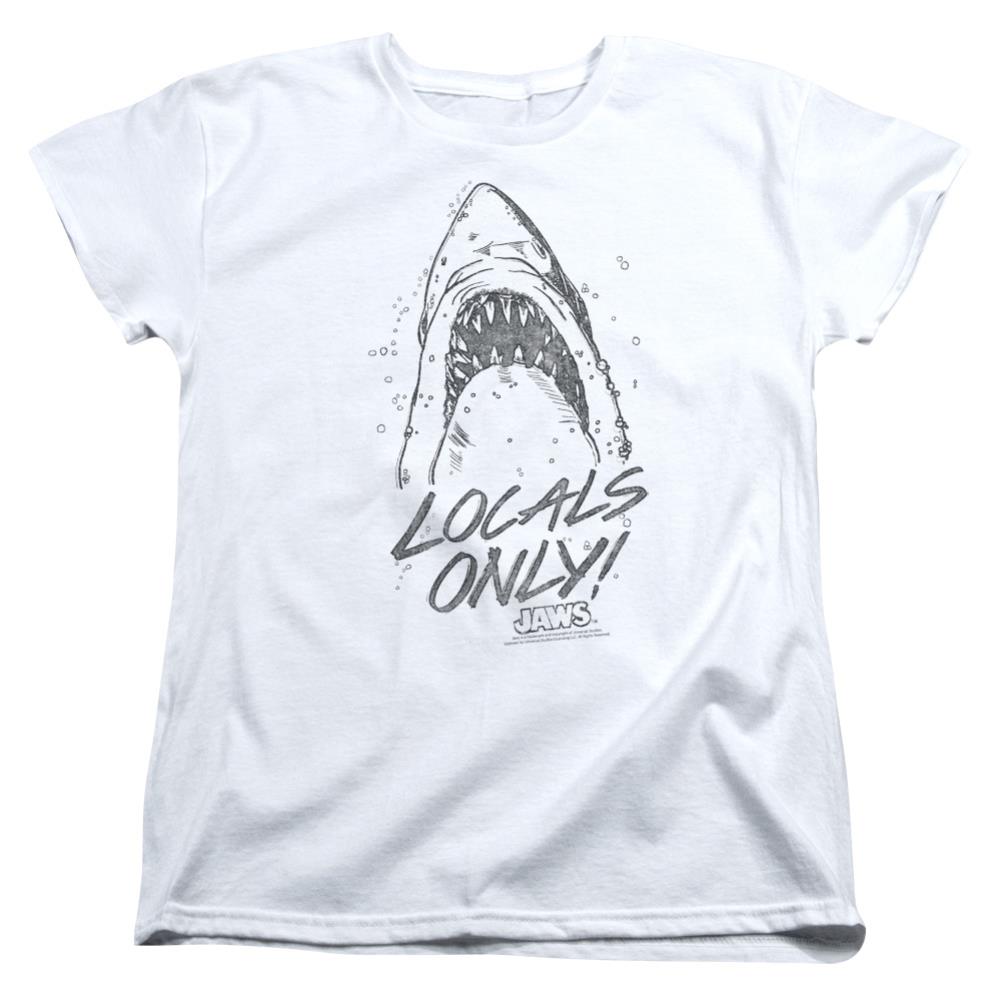 Jaws Locals Only Women's 18/1 Cotton Short-Sleeve T-Shirt
