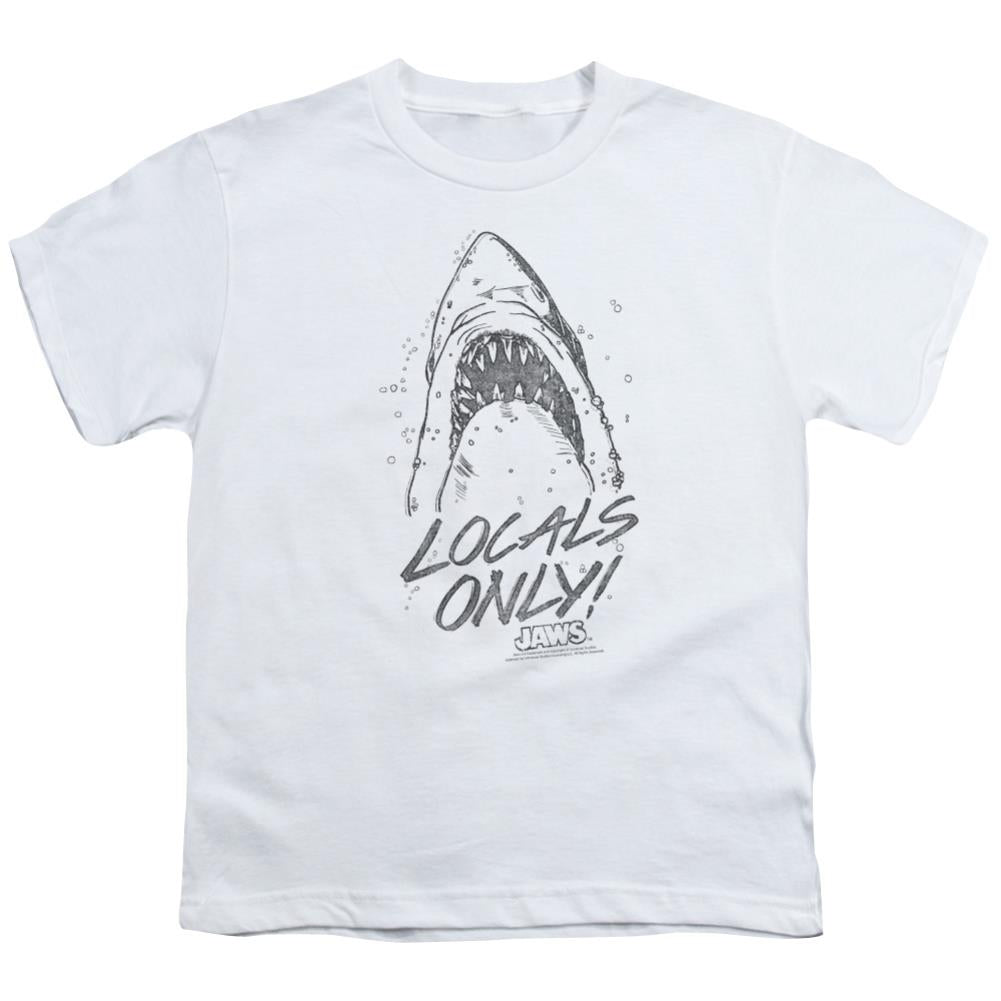 Jaws Locals Only Youth 18/1 100% Cotton Short-Sleeve T-Shirt