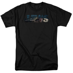 Jaws Logo Cutout Men's 18/1 Cotton Short-Sleeve T-Shirt