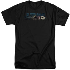 Jaws Logo Cutout Men's 18/1 Tall Cotton Short-Sleeve T-Shirt