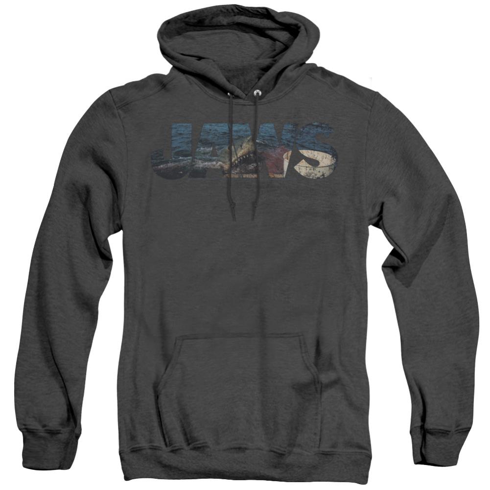 Jaws Logo Cutout Men's Pull-Over Hoodie