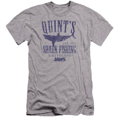 Jaws Quint's Men's Ultra-Soft 30/1 Cotton Slim Short-Sleeve T-Shirt