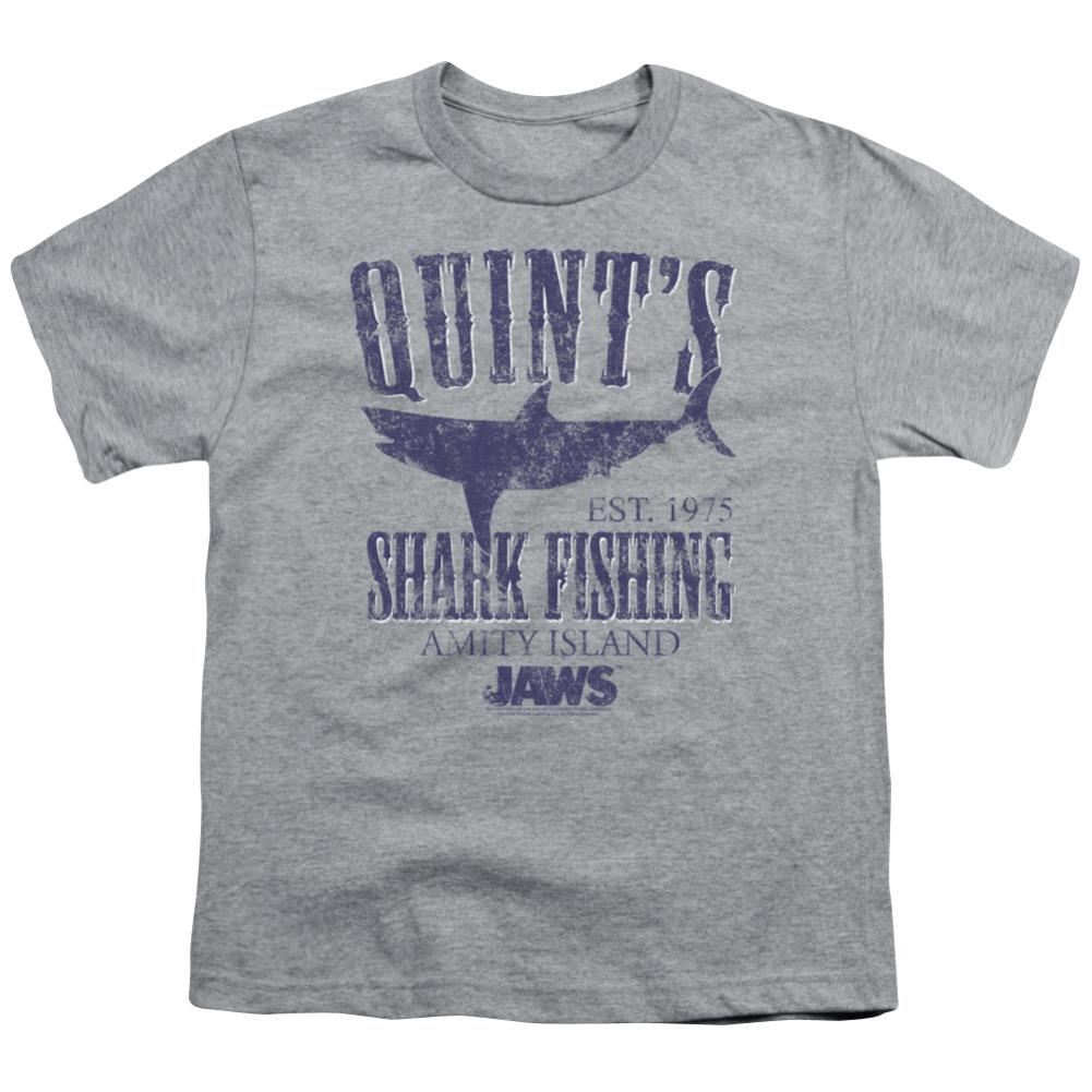 Jaws Quint's Youth 18/1 100% Cotton Short-Sleeve T-Shirt