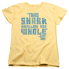 Jaws Swallow You Whole Women's 18/1 Cotton Short-Sleeve T-Shirt