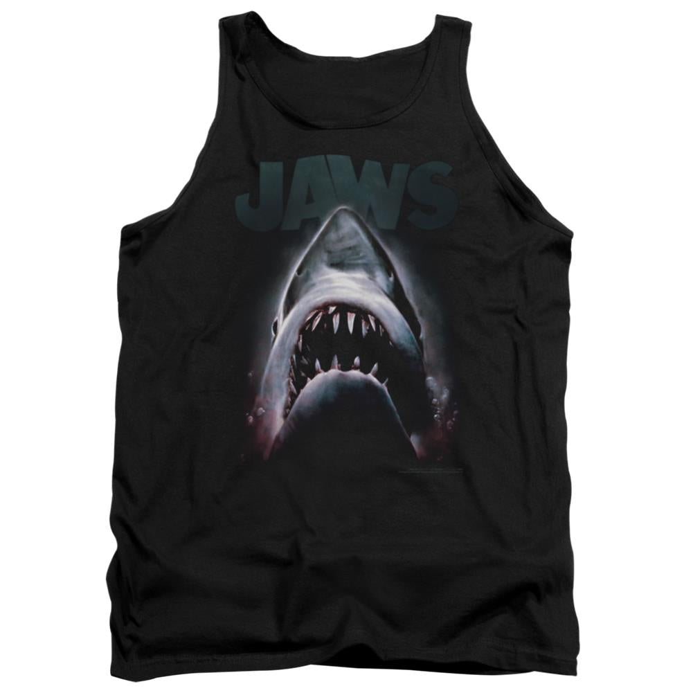 Jaws Terror In The Deep Men's 18/1 Cotton Tank Top