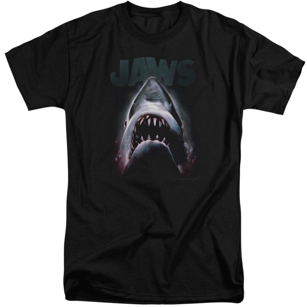 Jaws Terror In The Deep Men's 18/1 Tall Cotton Short-Sleeve T-Shirt