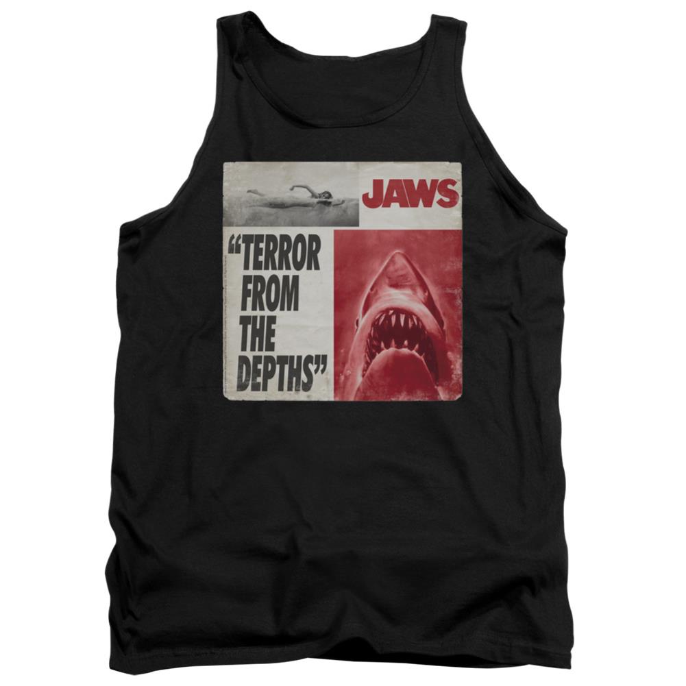 Jaws Terror Men's 18/1 Cotton Tank Top