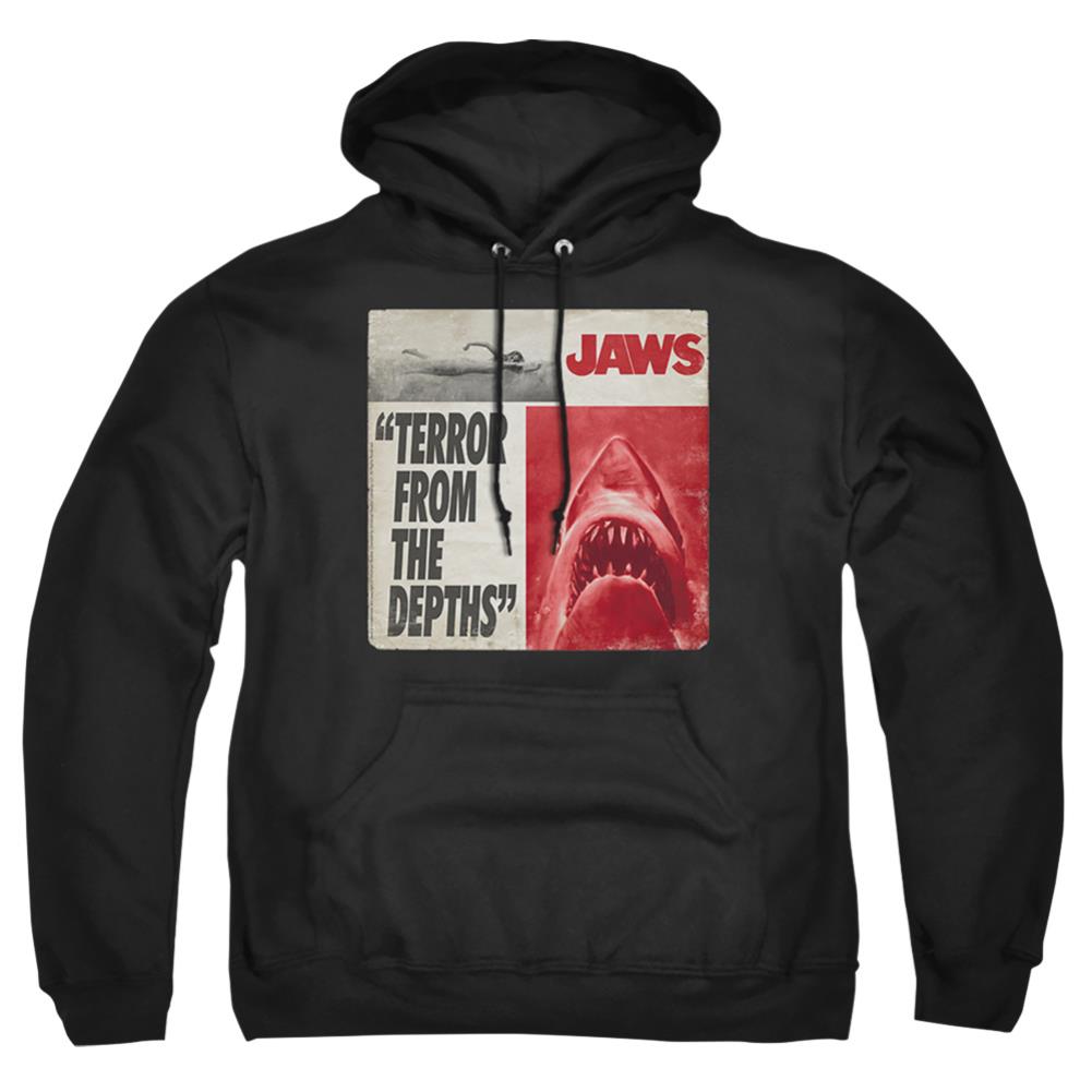 Jaws Terror Men's Pull-Over 75 25 Poly Hoodie