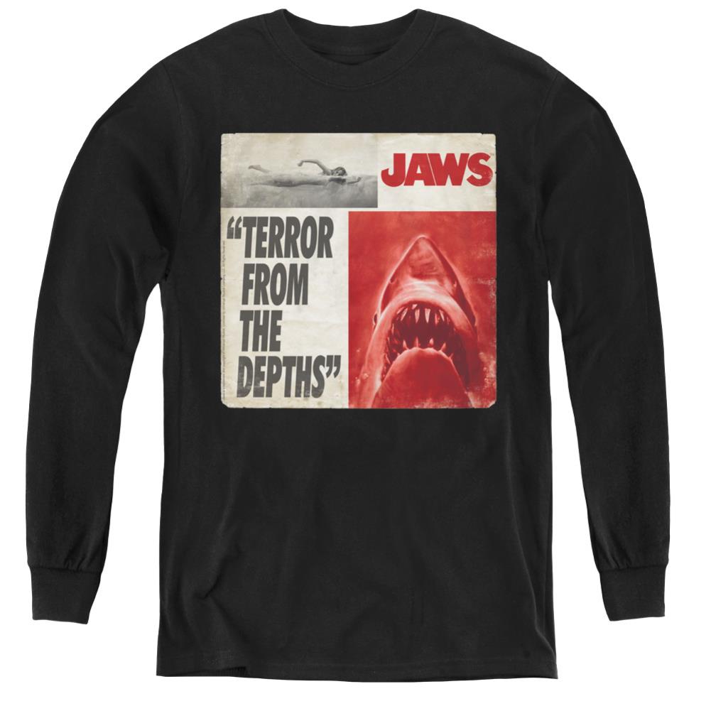 Jaws Terror Youth Long-Sleeve T-Shirt