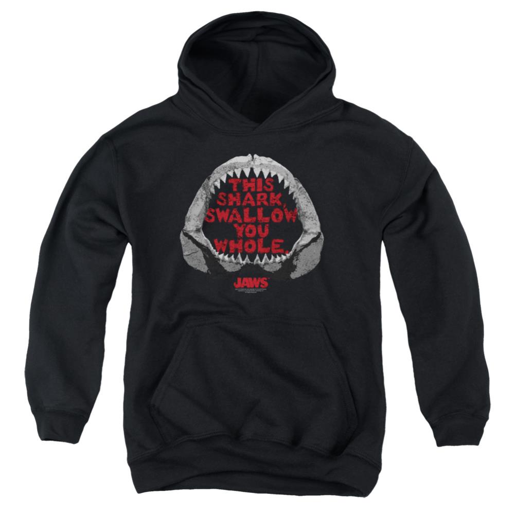 Jaws This Shark Youth Cotton Poly Pull-Over Hoodie