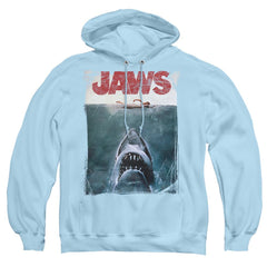 Jaws Title Men's Pull-Over 75 25 Poly Hoodie